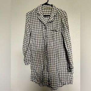 Flannel long shirt or robe